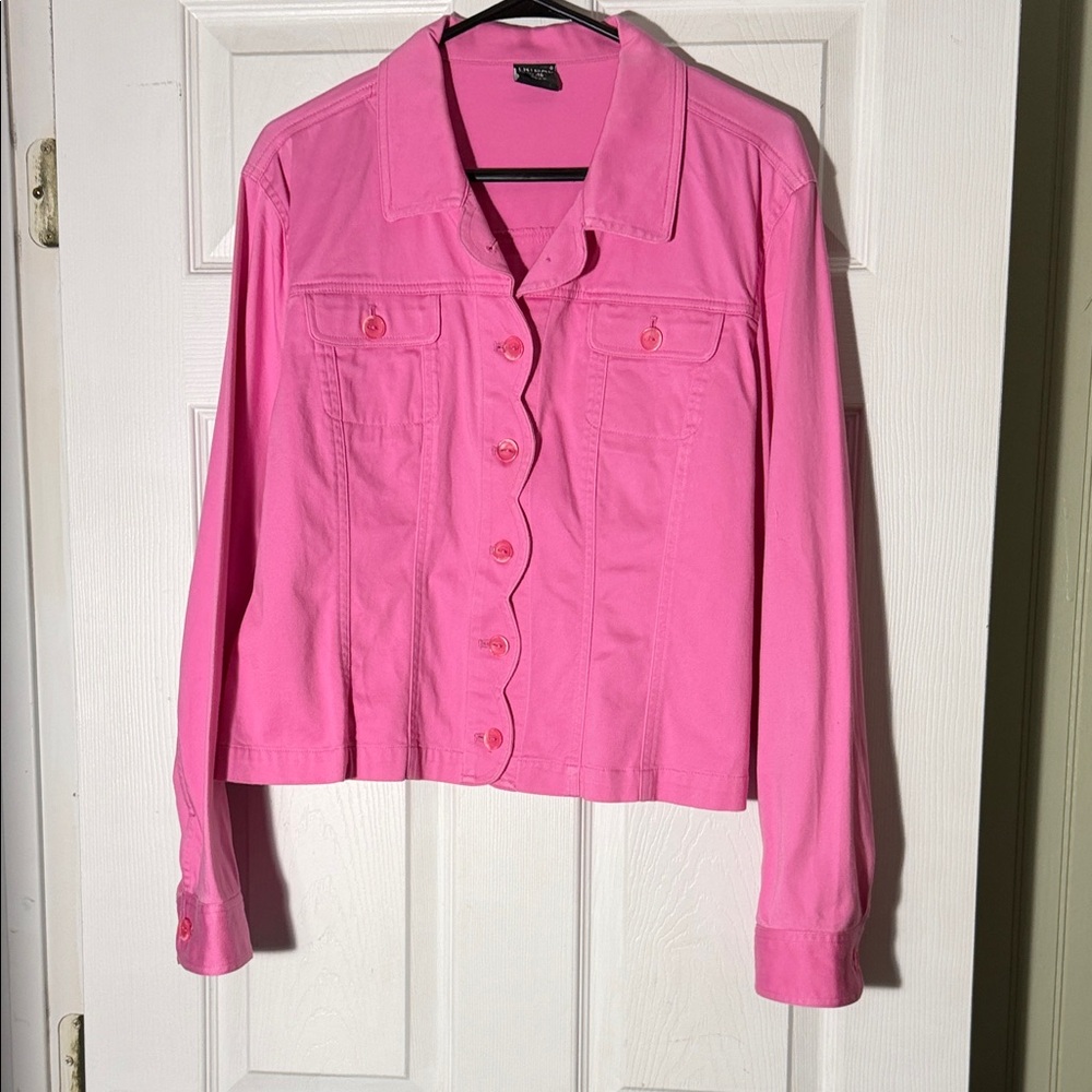 Tribal Pink Jean Jacket